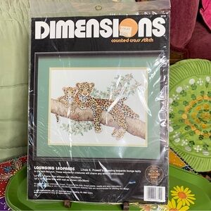 90s Leopards Cross Stitch Kit